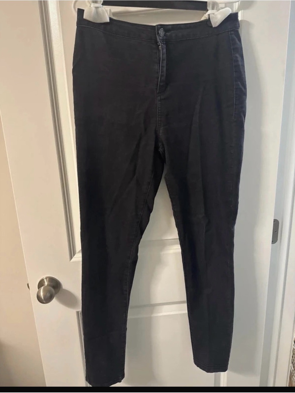Women's High-Rise Black Stretch Jeans